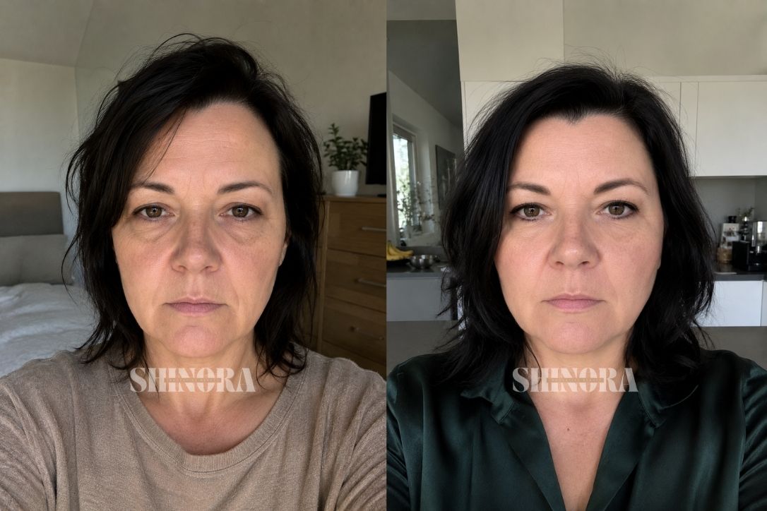 Miriam B. — before and after using Shinora